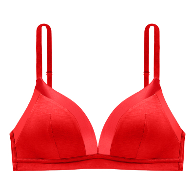 恋名媛本命年内衣裤套装女大红色结婚新娘属牛新年无钢圈无痕聚拢文胸罩文胸套装