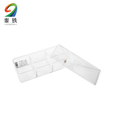 銮铁亚克力茶叶盒三格235*95*85mm个