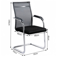 悦兴诚会议椅55*55*105cm把