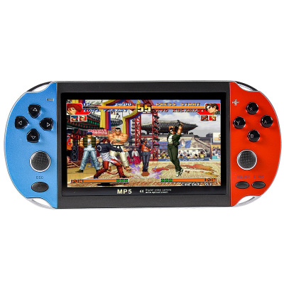霸王小子X6掌上怀旧大屏PSP游戏机掌机抖音款儿童益智电玩街机GBA红蓝8G