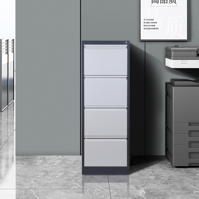 臻远 ZY-KLG-11 卡箱挂劳柜 四斗鹅颈灰白套色 460*620*1331