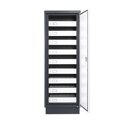 班龙文件防磁柜九抽台