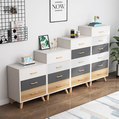 斗柜北欧三四五六斗柜简约现代收纳储物卧室斗橱客厅小柜子抽屉式定制