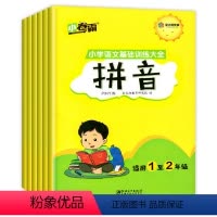 拼音汉字+成语词语+句子修辞手法(六册) 小学通用 [正版]小学语文基础知识大全人教版拼音拼读汉字成语优美句子积累词语修