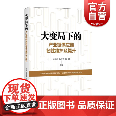 大变局下的产业链供应链韧性维护及提升 陈大明马征远杨露主编上海人民出版社中国汽车半导体生物医药如何融入全球供应链