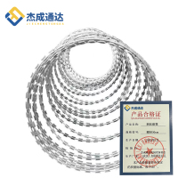 杰成通达 刺丝滚笼-重热镀锌国标双螺旋 圈径50cm