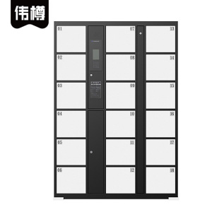 伟樽智能存包柜人脸识别18门1270*460*1800mm台