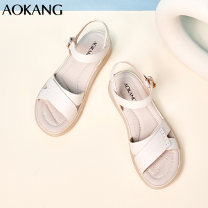 奥康凉鞋女夏季新百搭日常防滑休闲凉鞋软底舒适沙滩鞋