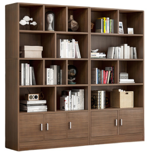 攸形五门实木书柜1600*240*1800mm台