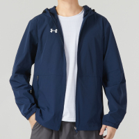 安德玛(Under Armour)男新款梭织连帽运动休闲防风夹克外套21600411-408 ZP