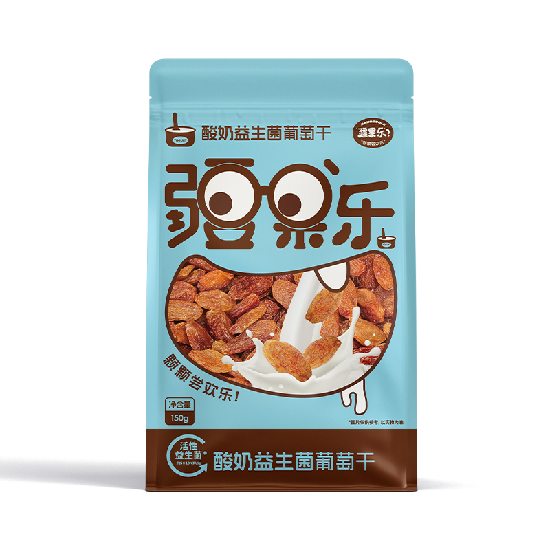 疆果乐酸奶益生菌葡萄干150g