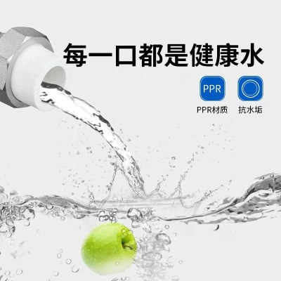 盛京联硕PPR外螺纹活接 国标PPR配件PPR外丝活接 PPR32 螺纹外径(1寸)个