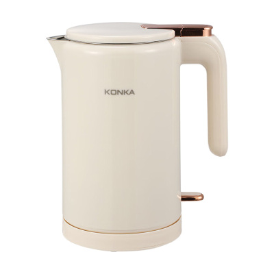 康佳电热水壶1.7L双层防烫乳白色KDSH-1715-F-Y