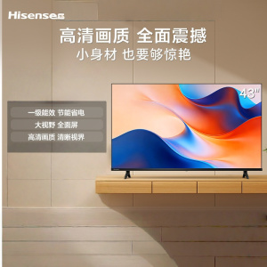 海信电视43E2S 一级能效 43英寸 高清智能 家电 WIFI网络平板液晶电视 43英寸