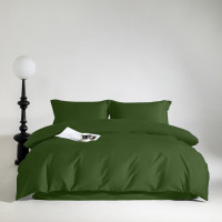名都丽人 MDLR-CP29 150*200cm全棉印花 都市生活系列 三件套军绿色 柔软细腻 不易掉色