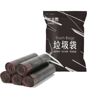 雅戈图(YAGETU)NF4165 45*50cm加厚型抽绳款 165个/包 垃圾袋(计价单位:包) 黑色