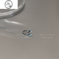 JiMi精致星星锆石无耳洞耳骨夹2023新款ins气质网红耳夹时尚个性耳饰