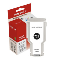 欣彩 727号墨盒 AI-727MK 消光黑 C1Q12A 适用惠普HP Designjet T920 T1500 T1