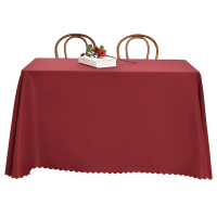 家柏饰(CORATED)会议室桌布长条桌摆地摊地推长方形生日派对酒店写字台布婚庆定制