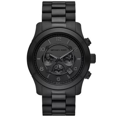 Michael Kors 大表盘石英计时码表男女士商务运动防水不锈钢腕表