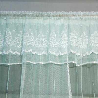 美帮汇2023新款导轨蚊帐加密加厚1.8m床 u型轨道家用1.5/2米纹账免安装