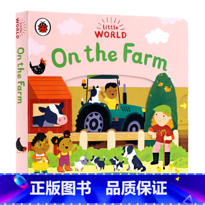 小小世界:在农场 [正版]英文原版绘本 Little World On the Beach 小小世界系列 在沙滩/机场/