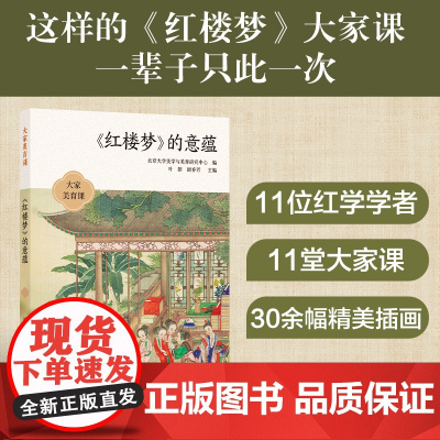 大家美育课:《红楼梦》的意蕴 11位知名学者大师的11堂课 讲透红楼梦方方面面 收录30余幅精美插画 中国文化与艺术经典