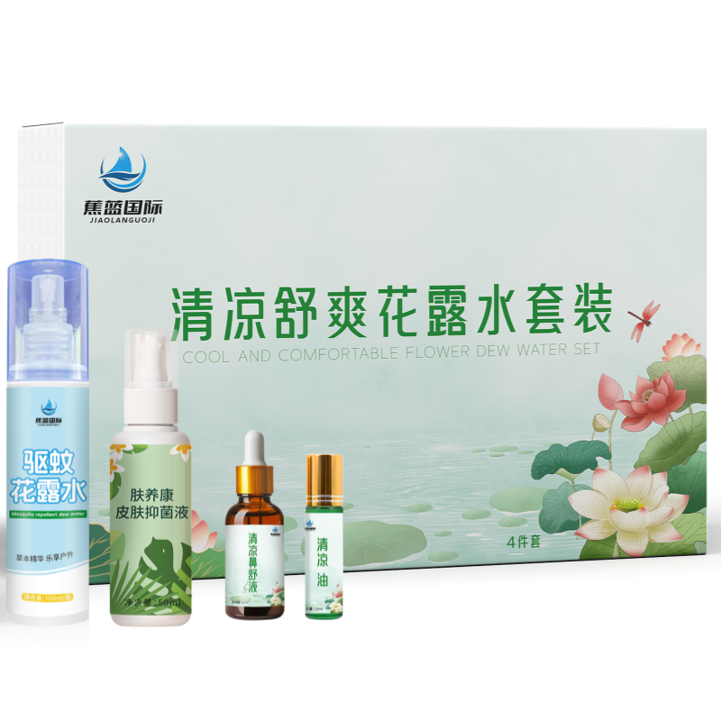 蕉蓝国际 JIAOLANGUOJI-02 清凉舒爽花露水套装(计价单位:瓶)白色