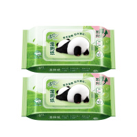 清风湿厕纸1层40片*2包加厚温和亲肤无刺激BWB40WE6X