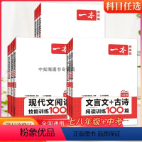 语文五合一阅读真题100篇 七年级/初中一年级 [正版]2024初中语文阅读训练五合一七八九年级中考现代文言文阅读技能训