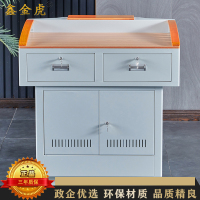 鑫金虎 钢制多媒体讲台学校教室老师讲课桌中控电子讲台 1000*700*1000mm