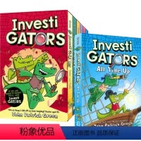 鳄鱼侦查员 7册 [正版]InvestiGators 鳄鱼侦查员1-7 儿童英语桥梁书 爆笑漫画书 英语课外读物 纽约时