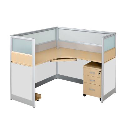 合祥源 L型屏风工位职员办公桌 1300*1300*1100mm (计价单位:组)