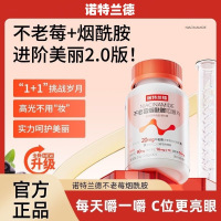 [5瓶 ]诺特兰德30粒 不老莓烟酰胺咀嚼片维C维E烟酰胺维生素B1B2皮肤好女性营养正品