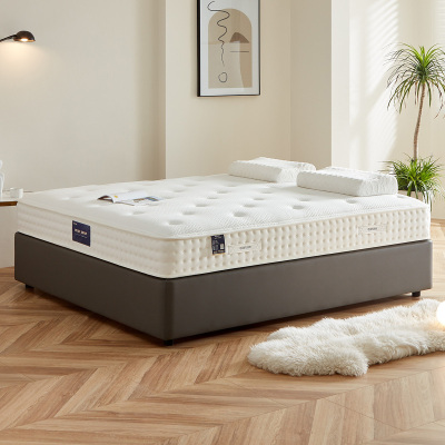 全友家居舒适睡感零感释压棉乳胶袋装弹簧床垫