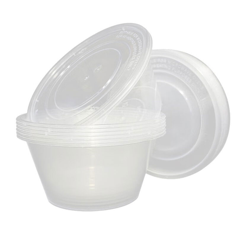 一次性打包盒(圆盒) 500ml/450个/箱 1箱