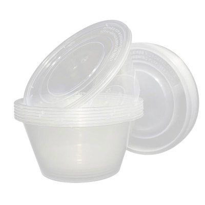 一次性打包盒(圆盒) 500ml/450个/箱 1箱