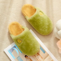 达拉熊高级感棉拖鞋女秋冬室内居家加绒保暖情侣厚底防滑家用男