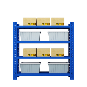伟樽蓝色轻型货架 2000*400*2000mm组