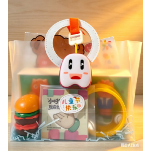 明鼎教育六一礼袋环保材质安全无毒多龄段适用陪伴宝宝快乐过六一