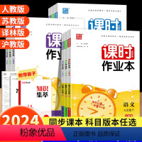 5本]语数英物化 化沪教 九年级下 [正版]2024版通城学典初中课时作业本七八九年级789年数学语文英语物理化学政史上
