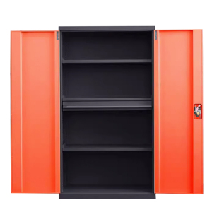 东升顺重型工具柜加厚物件工具储物柜工厂铁皮柜汽修厂零件收纳柜橘色四层一抽