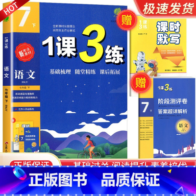7年级下册 语文 人教版 [正版]实验班 1课3练单元达标测试七年级八九年级上册下册数学科学浙教版语文英语人教版初中生一