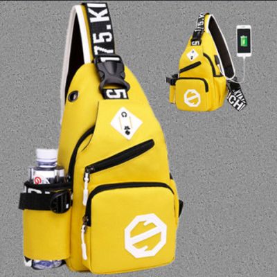 休闲女包斜挎包小背包单肩包ins潮流胸包男士多功能情侣腰包挎包