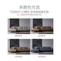 北欧羽绒真皮沙发现代简约客厅户型轻奢头层牛皮复古沙发