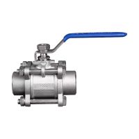 盛京联硕 304不锈钢三片式焊接球阀DN100 [4寸]个