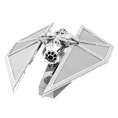 拼酷金属拼图军事建筑模型工具创意3d立体金属拼装拼插模型玩具拼图DIY装饰工艺品爱拼星球大战前锋飞船冲冠