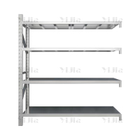 翌嘉 不锈钢货架304材质四层仓储货架 120*50*200cm/500kg副架