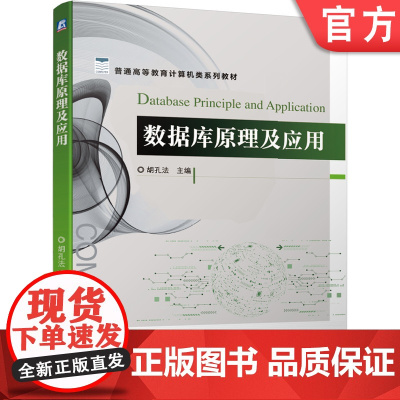 正版 数据库原理及应用 胡孔法 普通高等教育系列教材 9787111653974 机械工业出版社店