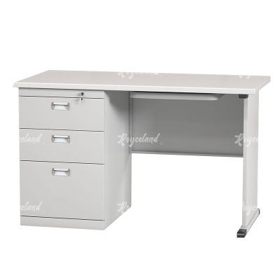 洛诗莲 (RoyceLand) 钢制办公桌职员桌员工桌学生写字台1.2米D款